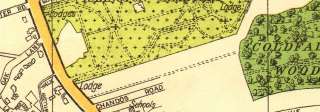 FINCHLEYFortis Grn,Friern Barnet,Muswell Hill,1937 map  