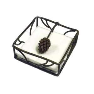  Metal Pine Cone Napkin Holder With Pine Cone Weight 5.5 