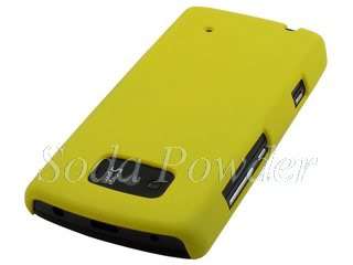 Hard Back Cover Case for Nokia 700 Zeta (Yellow) + Screen Protector 