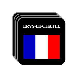  France   ERVY LE CHATEL Set of 4 Mini Mousepad Coasters 