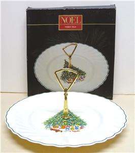 NOEL PORCELLE One Tier Tidbit Tray  the House of Salem  