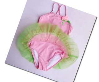 Child Girl Tankini Bikini Swimsuit Bather Slip Dress PK  