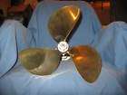 Brass Dynojet 3 blade prop , propellor , used but nice