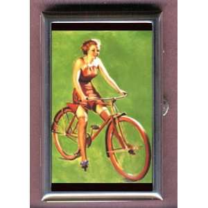   ON BICYCLE CUTE Coin, Mint or Pill Box Made in USA 