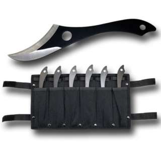 PcThrowing Knife set & Leg Sheath Ninja Gear samurai Assassin  
