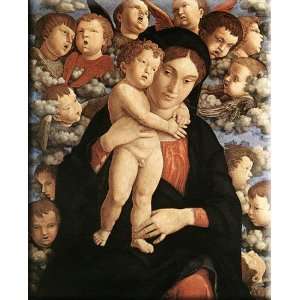  The Madonna of the Cherubim 13x16 Streched Canvas Art by 