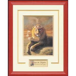 Christian Framed Art by William Hallmark   Keys to the Kingdom 13 x 16 