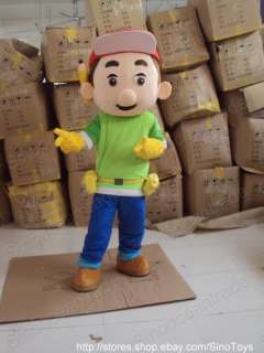 Handy Manny Mascot Costume Fancy Dress Outfit Suit EPE  