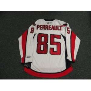 Mathieu Perreault Autographed Jersey   Reebok Road   Autographed NHL 