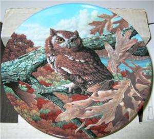 JIM BEAUDOIN PLATE THE EASTERN SCREECH OWL 4TH ISSUE  