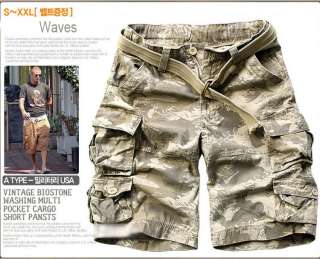 Summer Mens Casual Sport Cargo Shorts camouflage 28 36  