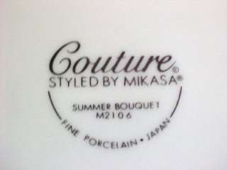 Mikasa Couture SUMMER BOUQUET M2106 SALAD PLATE (s)  