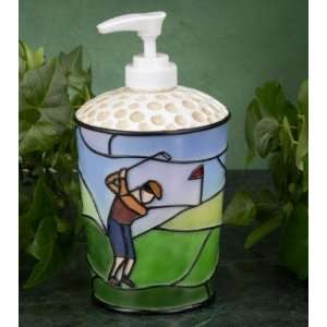  Tiffany Style Golf Soap Dispenser
