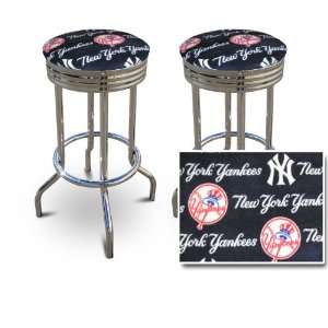    New York Yankees Baseball MLB Soft Specialty / Custom Barstools Set
