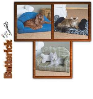 FAB Dog~Cat~Pet Bed Chair SEWING PATTERN Sofa Couch OOP  