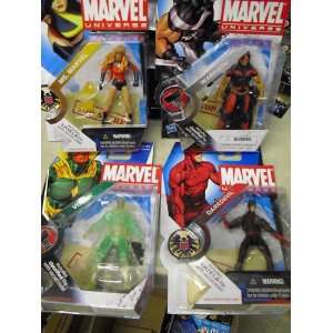 Marvel Universe Four Variants Warpath, Vision, Daredevil. Ms Marvel 