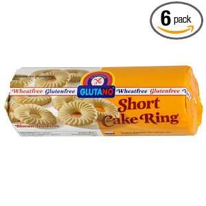 Glutano Gluten Free Short Cake Ring, 4.4 Ounce Box (Pack of 6)  