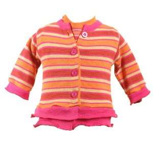   ORGANIC Clothes STRIPED SWEATER Set ONE WORLD ONE FUTURE Gift 0 3M