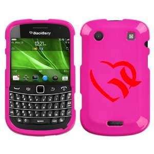   BOLD 9930 RED HURLEY HEART ON PINK HARD CASE COVER 