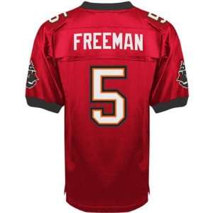 Tampa Bay Buccaneers #5 Freeman Red Jerseys Authentic Football Jersey 