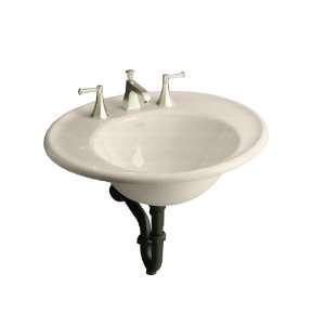 Kohler K 2822 1A FD Iron Works Lavatory with Almond Exterior and 