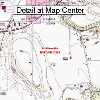   Topographic Quadrangle Map   McMinnville, Oregon (Folded/Waterproof