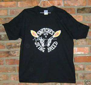 4XL Outlaws MC Snitches are a dying breed t shirt  