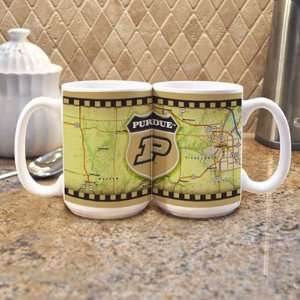  Purdue Boilermakers NCAA 15oz. White Road to Game Day Mug 