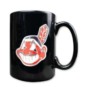  Cleveland Indians 15oz Black Ceramic Mug