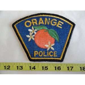  Orange Police Patch 