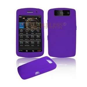  Blackberry 9550 Storm 2 Silicone Purple Cell Phones 