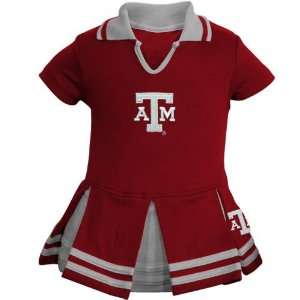   Aggies Maroon Infant One Piece Cheerleader Dress
