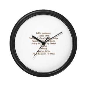  All in the Life of a Newsie Fine Wall Clock by  