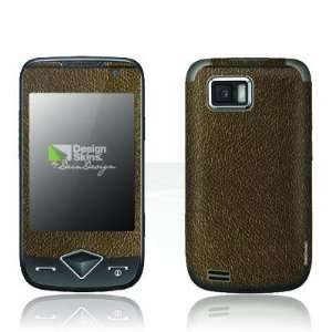   for Samsung S5600V Blade   Brown Leather Design Folie Electronics