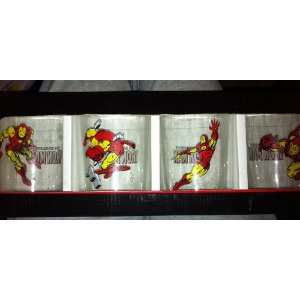 The Invincible Iron Man Set of 4 Different 12 Fl. Oz. Short Tumblers