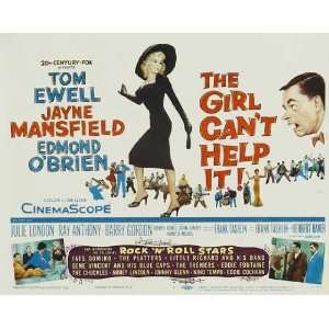  The Girl Cant Help It Poster Movie Half Sheet 22 x 28 