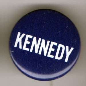 1960 John F. KENNEDY pin button JFK Name logo  