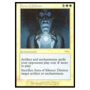   the Gathering   Aura of Silence   FNM 2002   FNM Promos Toys & Games