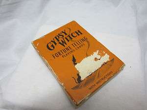 Vintage Gypsy witch Fortune Telling Cards US Playing Card Co.Cincinati 
