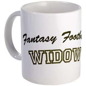  Fantasy Football Widow Funny Mug by  Kitchen 