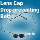 2pcs Lens cap Drop preventin​g belt Canon Nikon sony DSL