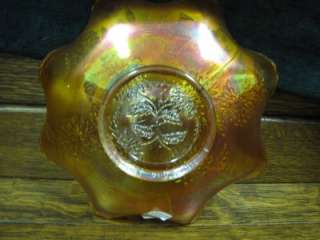 Fenton Chrysanthemum Marigold Carnival Bowl  