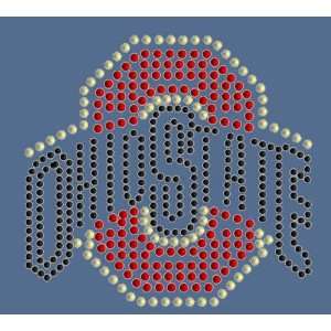  RHINESTONE OHIO STATE #1 TRANSFER SMALL