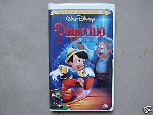 Pinocchio VHS French Language Version Walt Disney  