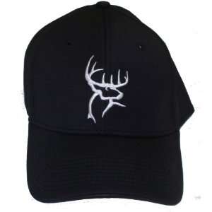 Buck Commander ~ Black Aflex Fitted ~ Deer Hunting HAT  