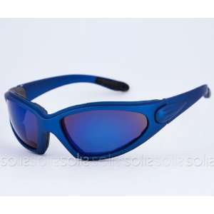   Frame Sunglasses with Blue Mirror Lens 8478 BLUBLU