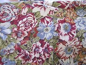 Yard Vintage Design Floral Cotton Fabric  