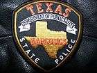 TEXAS TX STATE POLICE DPS NARCOTICS PATCH PATCHES  