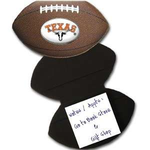  Texas Longhorns Note Pad   Football Shaped Sports 