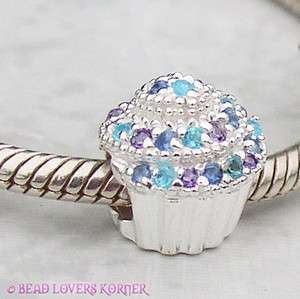   Couture Cz Bead Colors Carlo Biagi .925 Sterling Silver Fits All